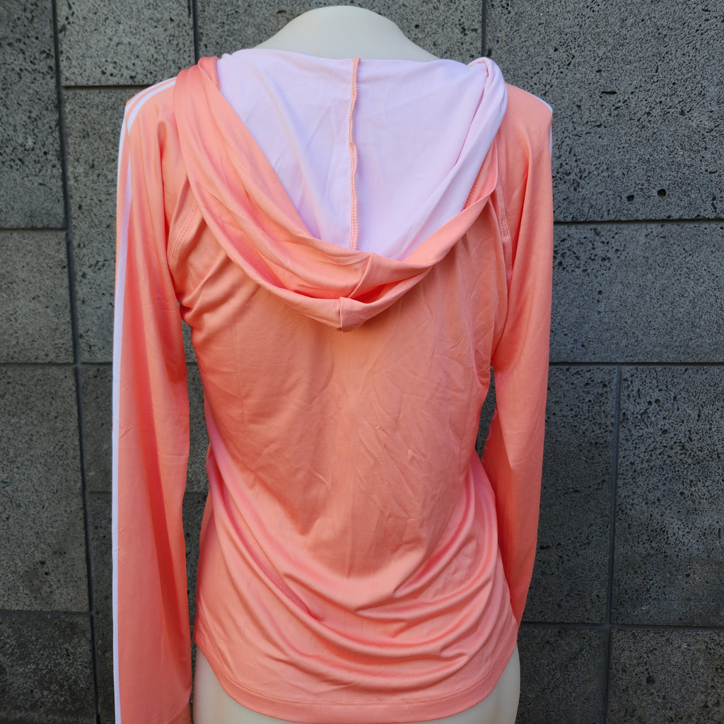 Loco Boutique Solid Stripe Hooded Rashguard
